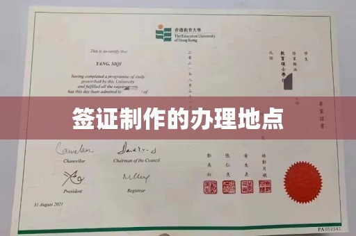 桐城签证制作的办理地点